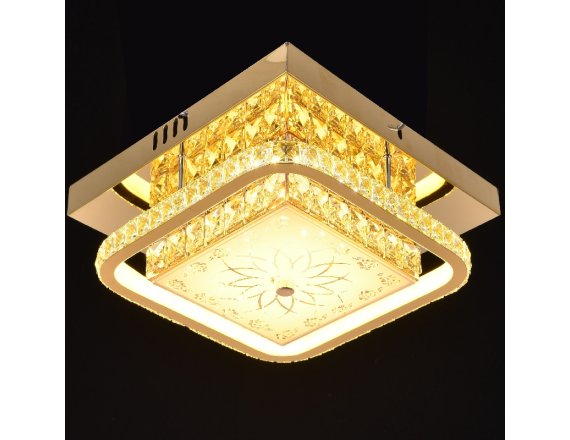 Lustra LED 60W Crystal Gold LD-60WCG3FT